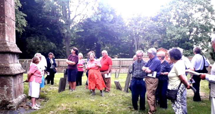 Visitors for the Heritage Talk in July 2019