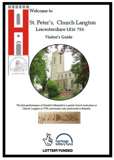 St Peter's Guide book - front cover