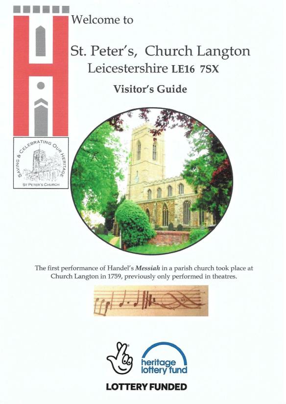 Visitor Guide - St Peter's Church, Church Langton, Front Cover