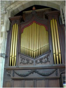 St Peter's: Organ housing