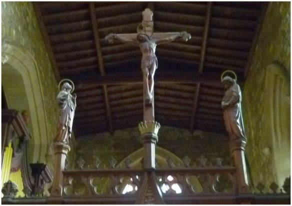 St Peter's: Rood Screen - detail