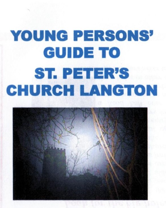 Young Person's Guide - St Peter's Church, Church Langton, Front cover