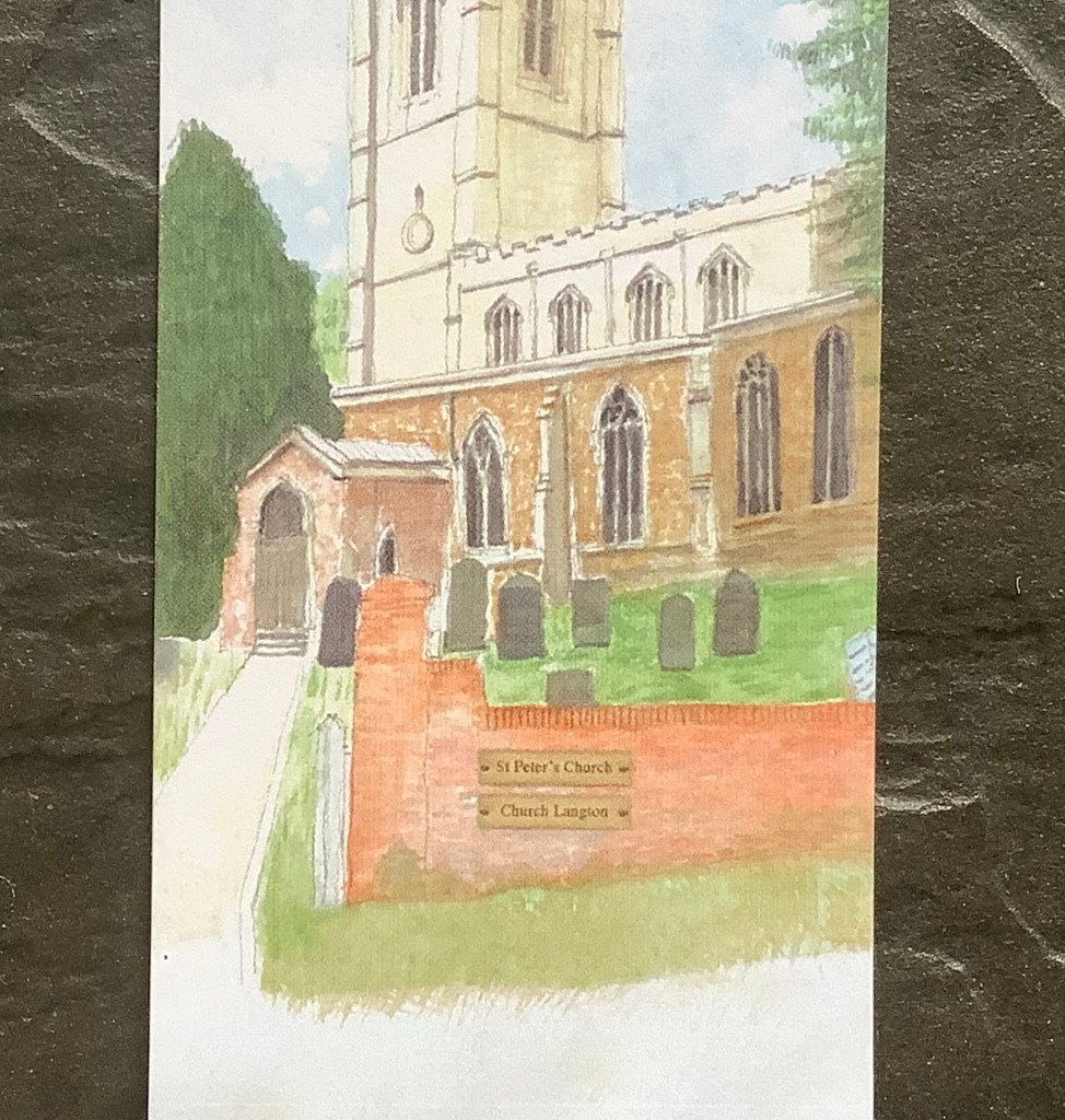 St Peter’s Church bookmarks, by Eric Peplow, Detail