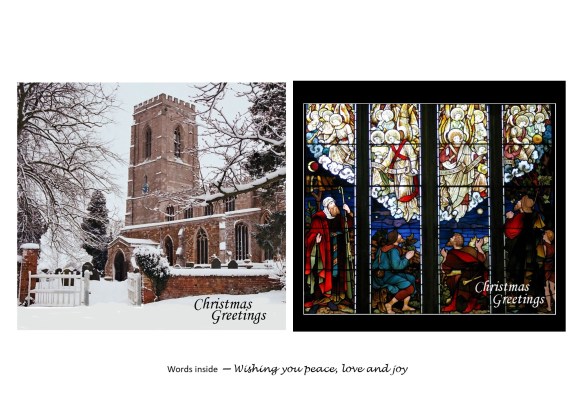 Christmas cards available to buy in aid of St Peter's Church