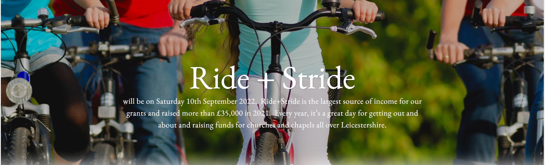 Ride and Stride fundraising event 10th September 2022