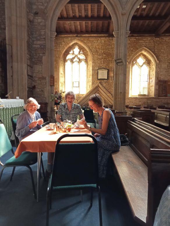 Enjoying a Cream Tea and time together