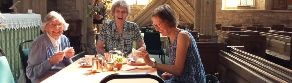 Enjoying a Cream Tea and time together