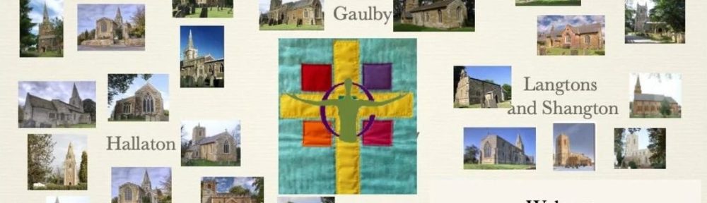 Launde Deanery Header, is a wide image with all the churches and parishes within the Launde Deanery in Leicestershire